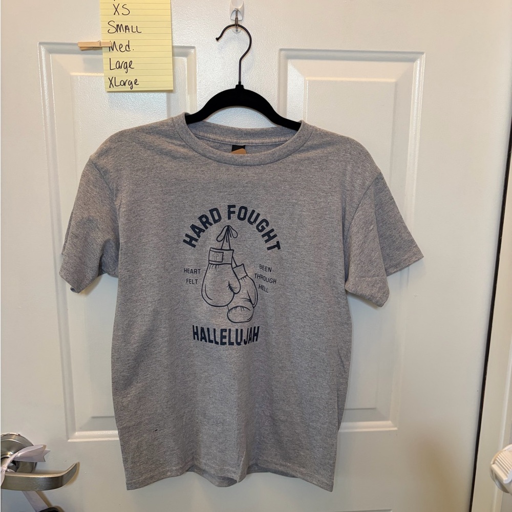 Brand New Kids tee with Christian DTF print - Gray Kids T-Shirt